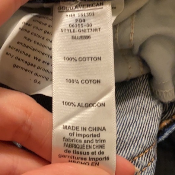Good American Good 90’s Straight Leg Jeans 4 NWT - Picture 10 of 10